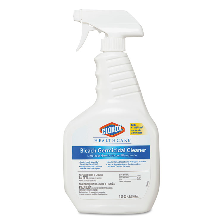 Clorox Healthcare Bleach Germicidal Cleaner Spray