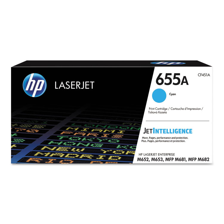 OEM HP Toner, Cyan, Yld 10500