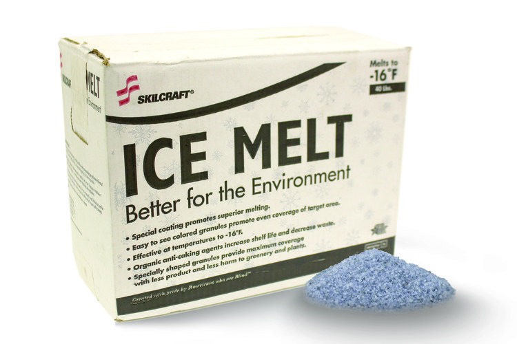ICE MELT/DE-ICER, 40 LBS.
