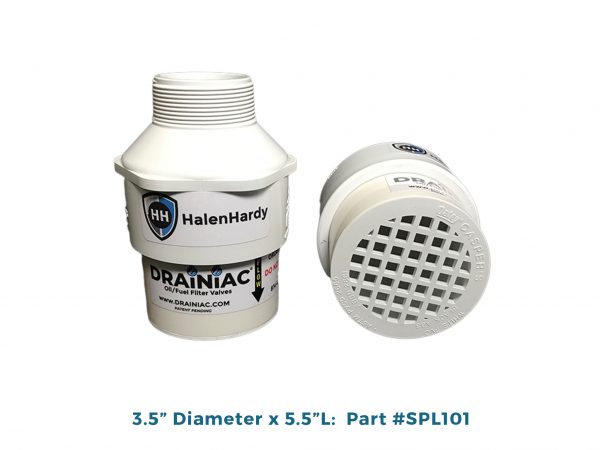 Drainiac Petroleum Filter Valve - 3"