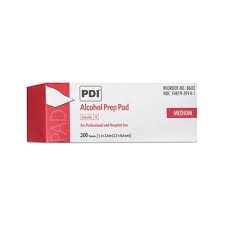 Sani Professional PDI Alcohol Prep Pads, 200/BX