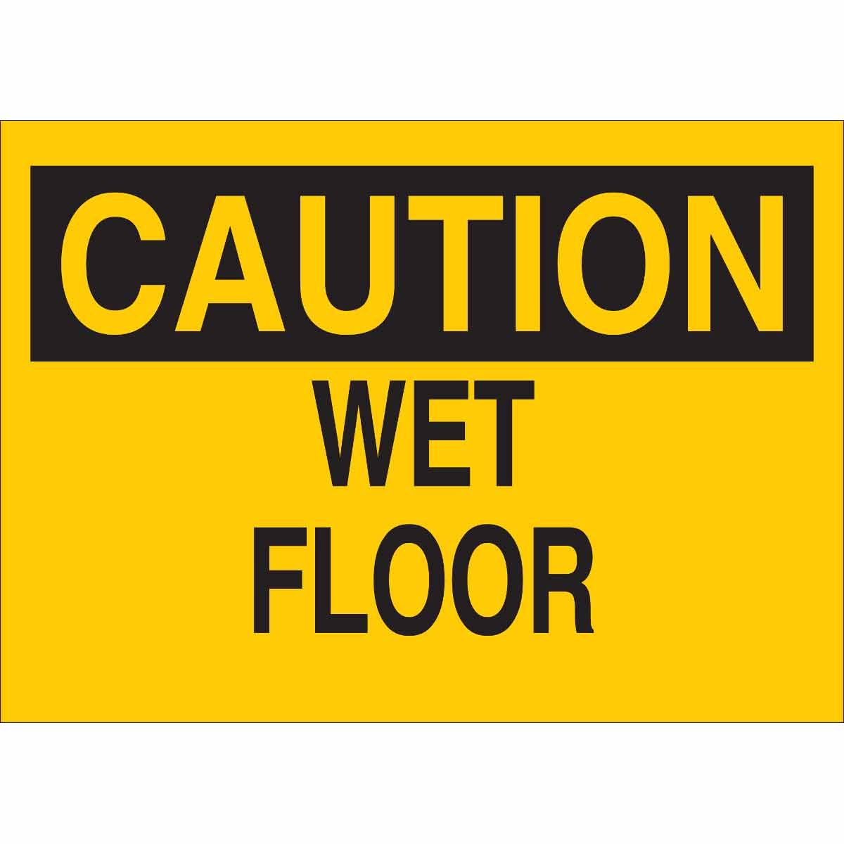 SIGN,WET FLOOR,2/PK,YL