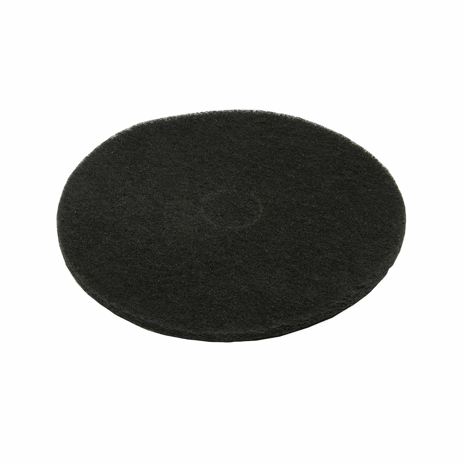 FLOOR POLISHING PADS -20" DIAM., BLACK,