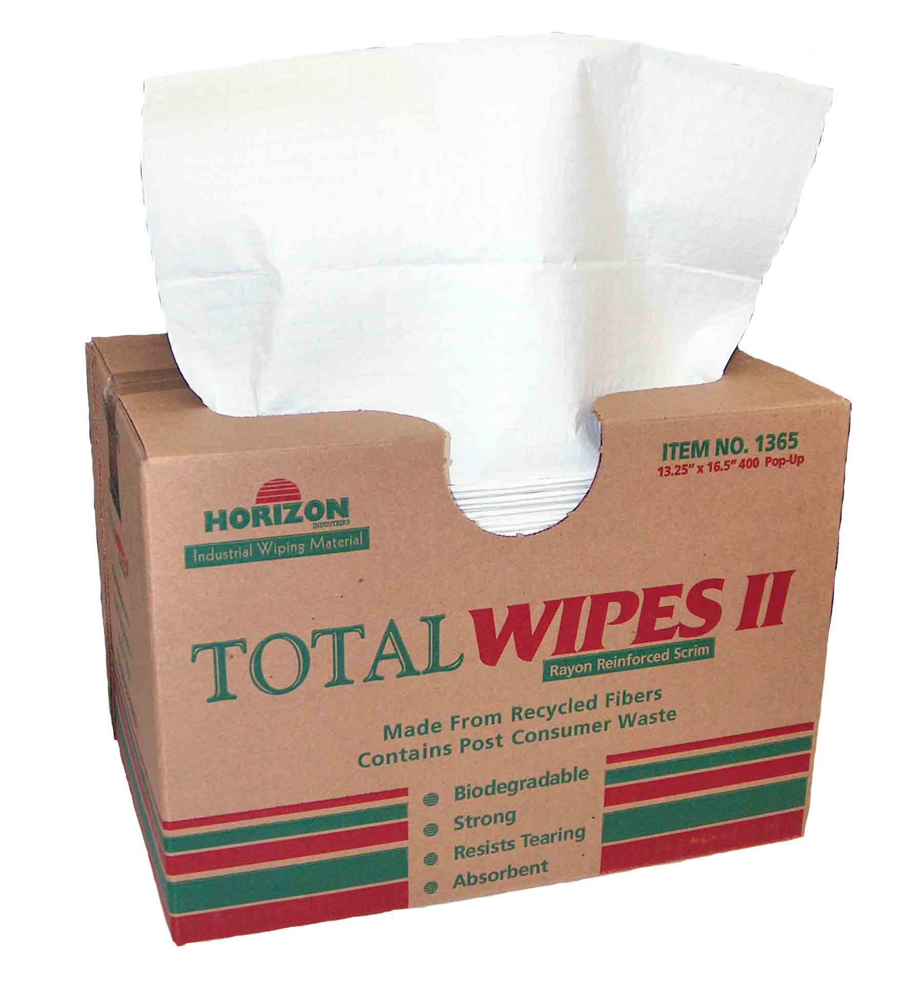 BIODEGRADABLE MACHINERY TOWEL, 13 1/4 X