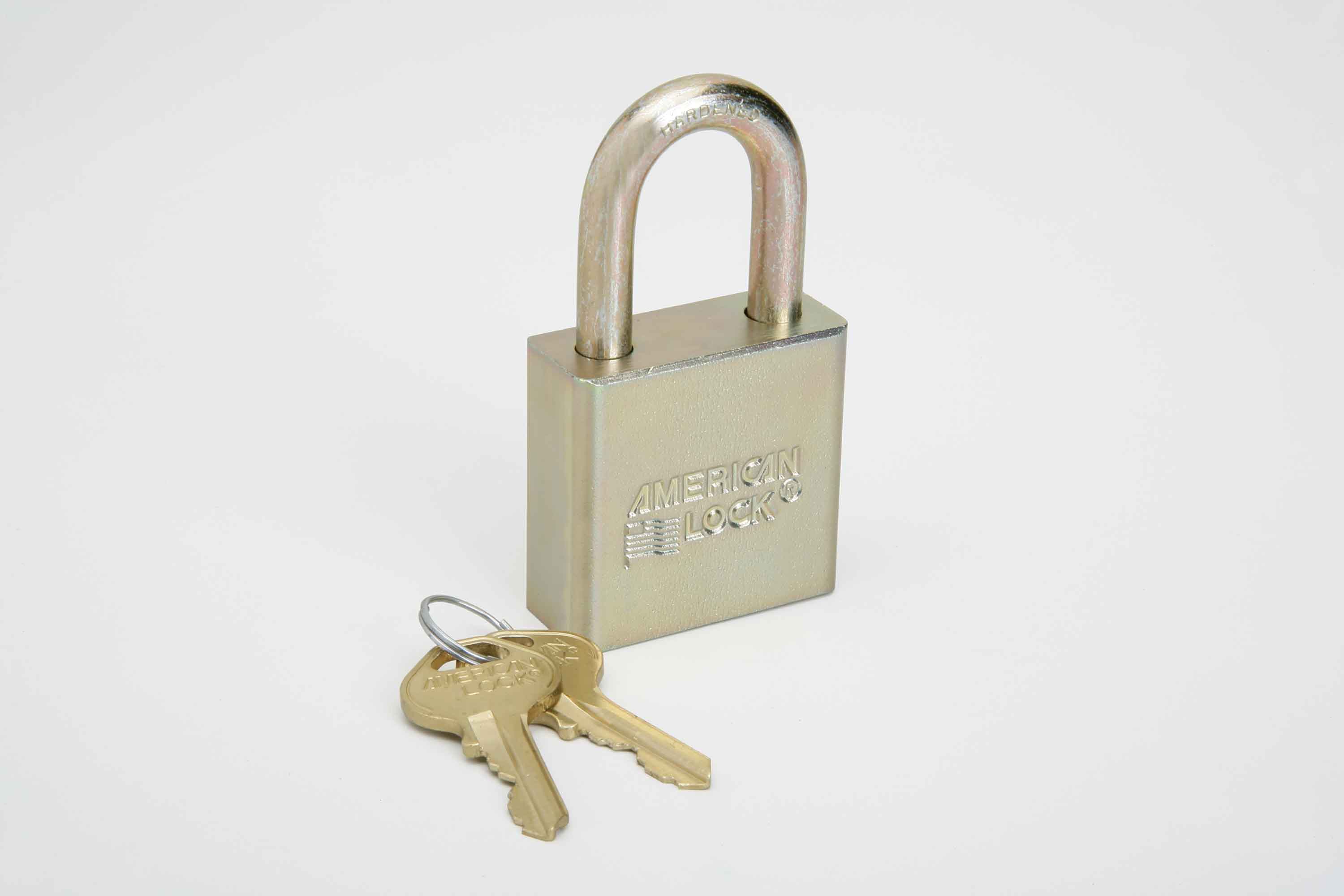 PADLOCK WITHOUT CHAIN, 1-1/8" SHACKLE HE