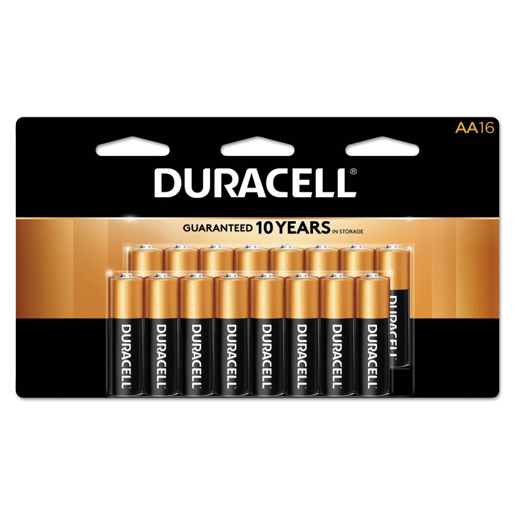 Duracell 'AA' Alkaline Batteies, 16/PK