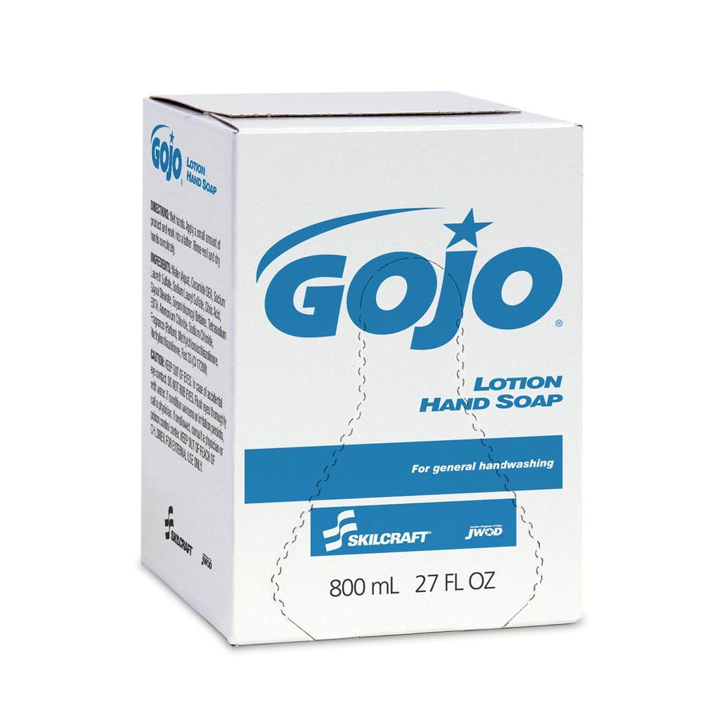 GOJO Lotion Hand Soap, 800mL Refill, 12/CT