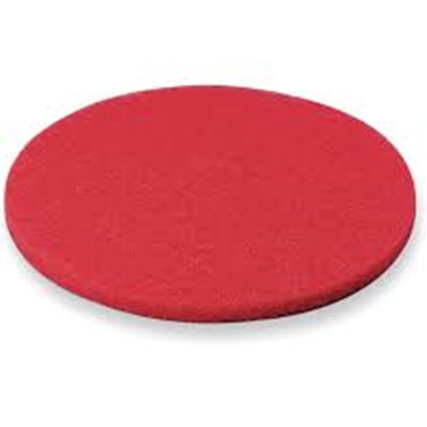 Skilcraft Spray Buffer Floor Pads, 20" Red