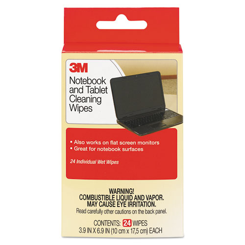 3M Notebook Screen Cleaning Wet Wipes