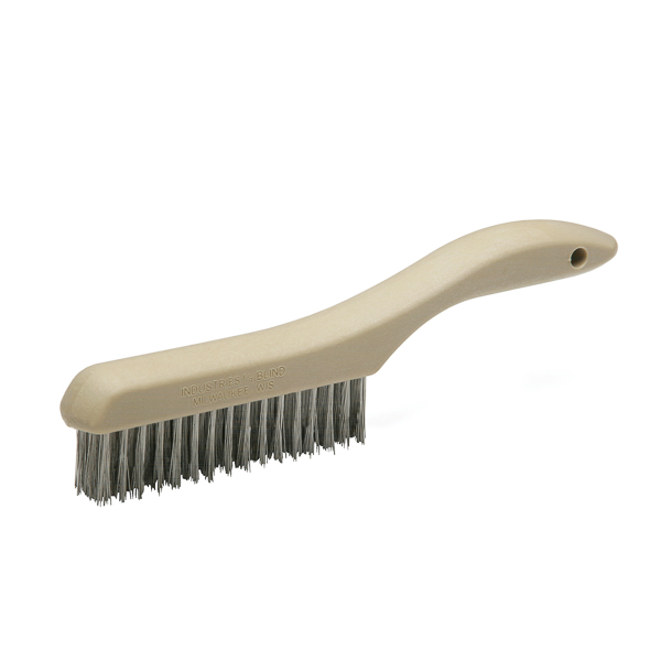 STAINLESS STEEL BRUSH, 10 1/2" BRUSH, 1"