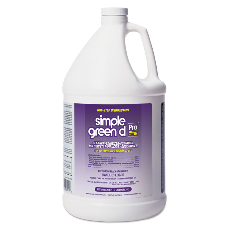 Simple Green D Pro 5 Disinfectant, 1/GL