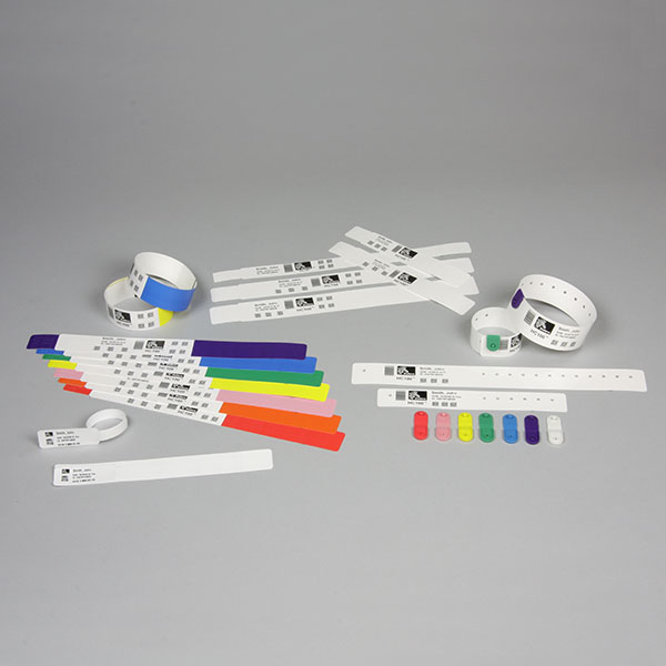 Zebra DT Wristband Cartridge Kit Polypropylene Pink (1" x 11")