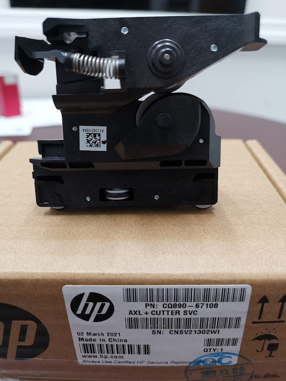 HP Cutter With Clutch - Includes Cutter Body Cutter Extrusion Lead (Cover) Cutter Bridge and Insturction Flier