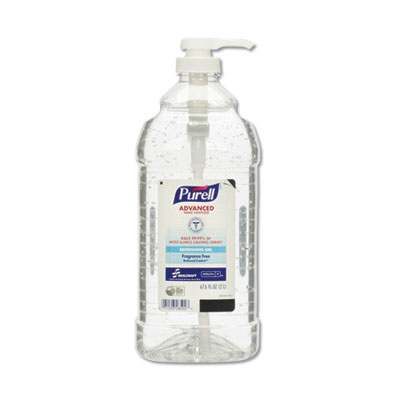 PURELL Hand Sanitizer, 2-Liter Bottle 4/BX
