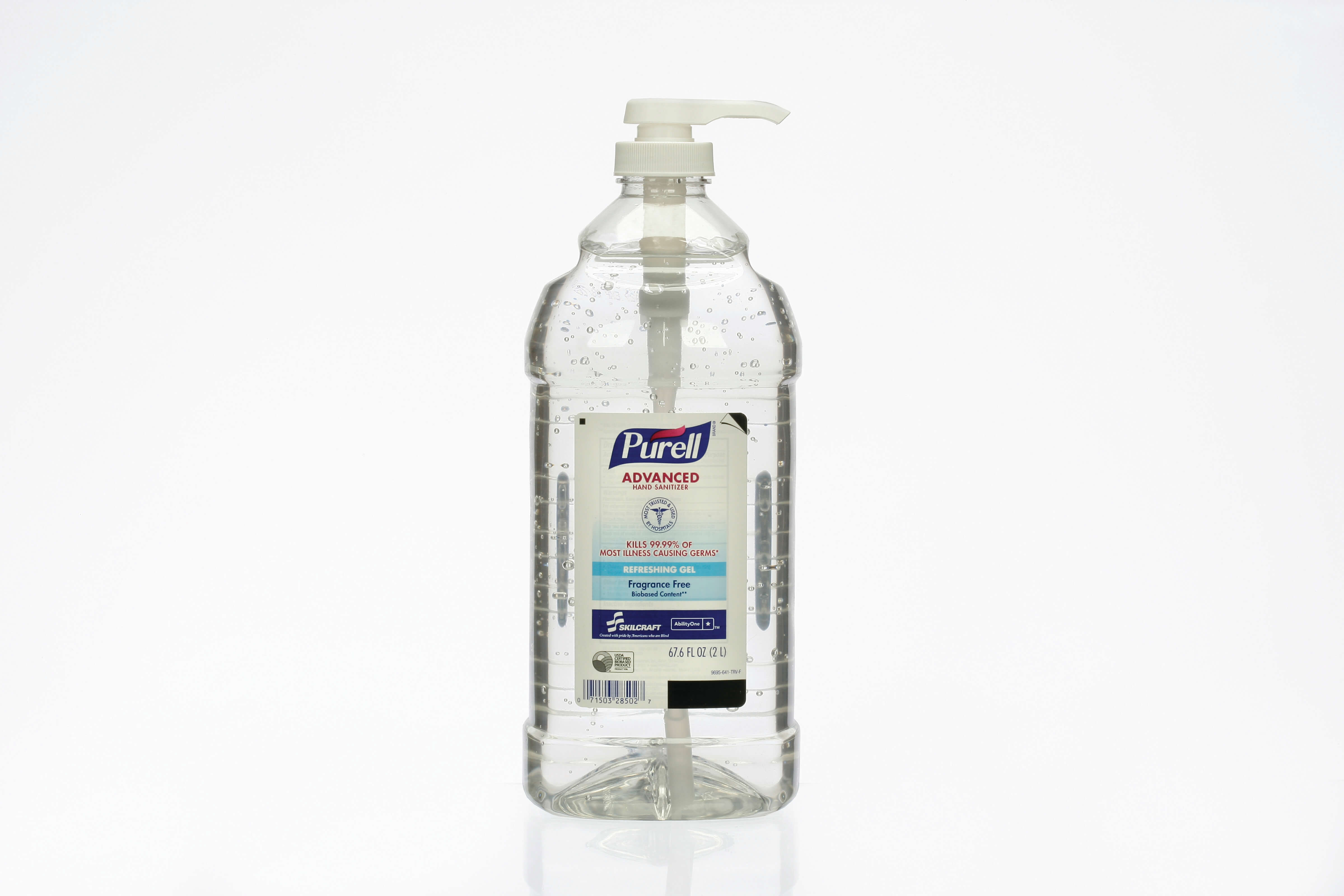 PURELL Hand Sanitizer, 2-Liter Bottle 4/BX