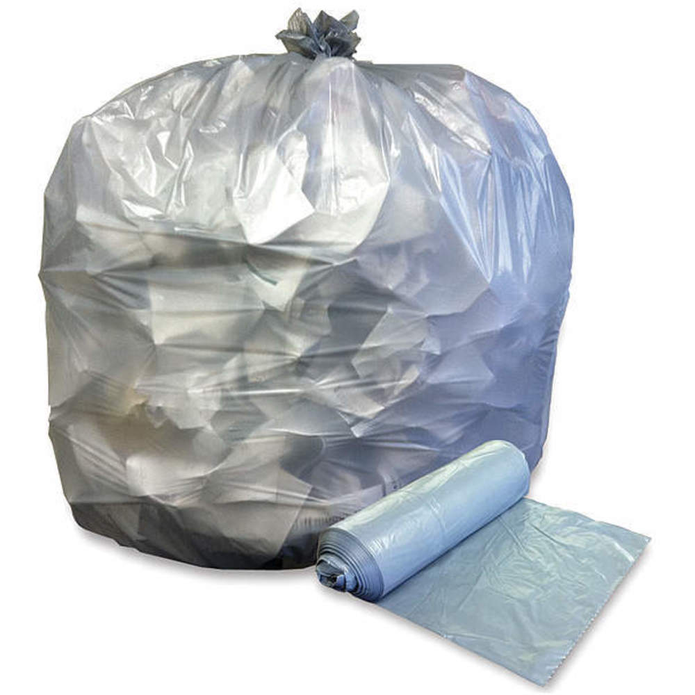 LOW-DENSITY TRASH CAN LINERS, CLEAR, 100