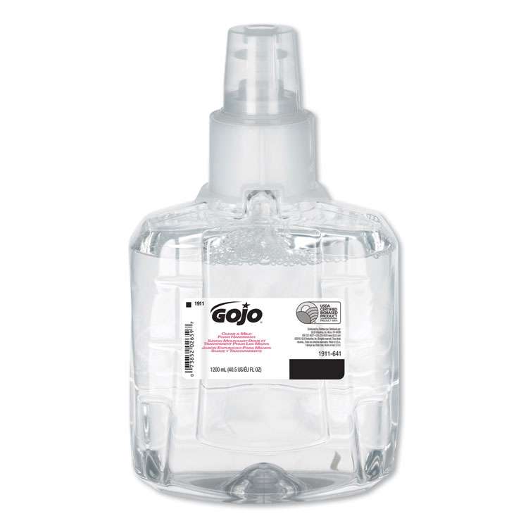GO-JO Clear & Mild Foam Handwash, 1/EA