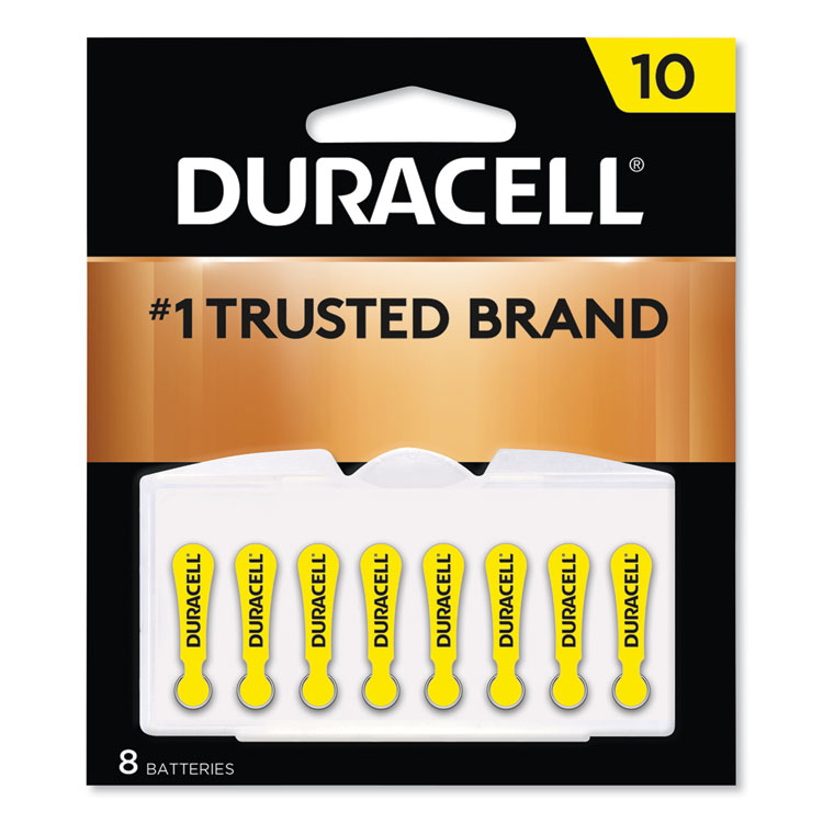 Duracell Hearing Aid #10 Battery, 8/PK