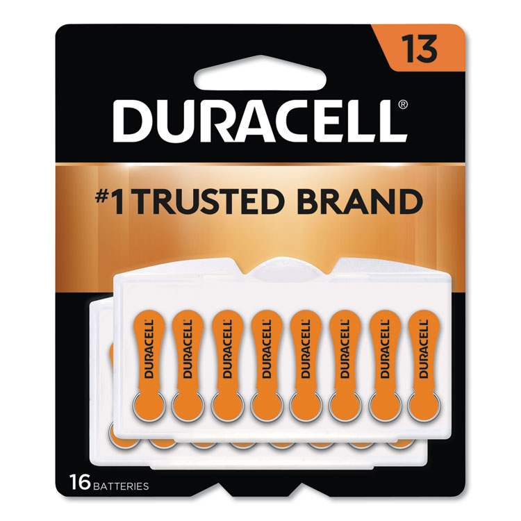 Duracell Hearing Aid #13 Battery, 16/PK