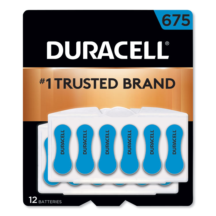 Duracell Hearing Aid #675 Battery, 12/PK