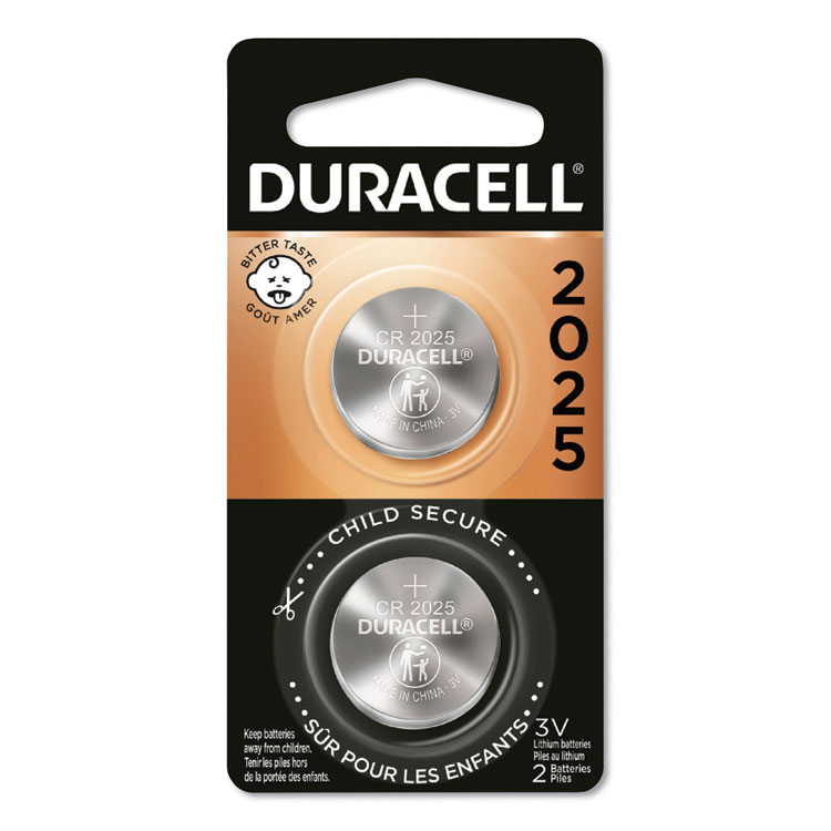 Duracell DL2025 Lithium Battery, 2/PK