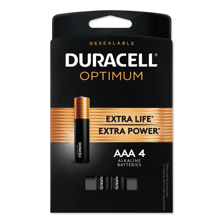 BATTERY,OPTIMUM,AAA,4/PK