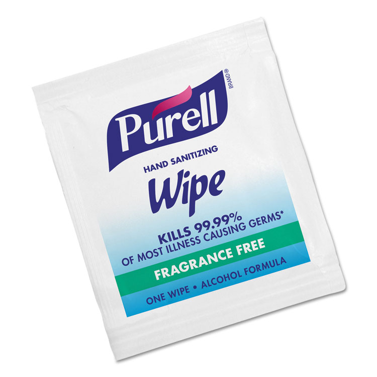 Purell Sanitizing Hand Wipe, 100/BX