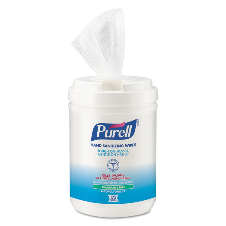 WIPES,PUREL ALCHL,6/175CT