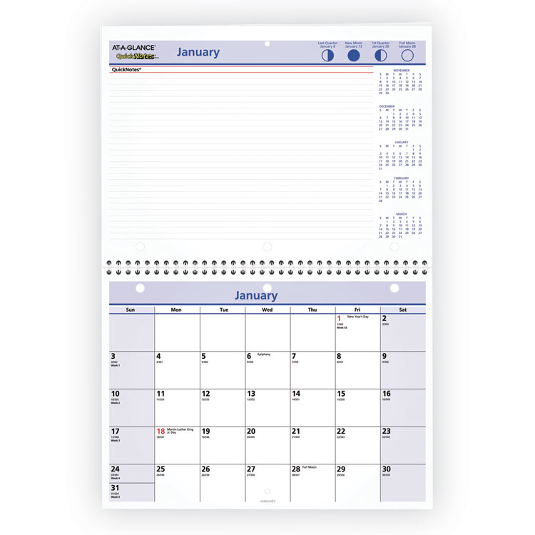 2023 QuickNotes Desk/Wall Calendar 11x8