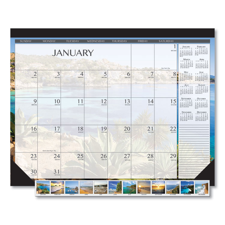 2023 Recycled Seascapes Desk Calendar 22x17 Access Products Inc