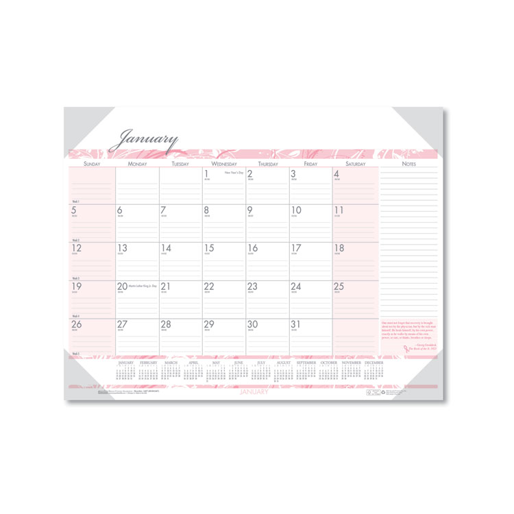 2023 Cancer Awareness Desk Calendar, 22x17