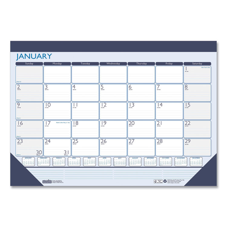 2023 Contempo Desk Calendar, 22 x 17