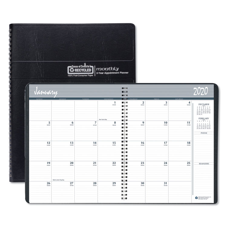 2023-2024, 2-Year Monthly Planner & Expense Log