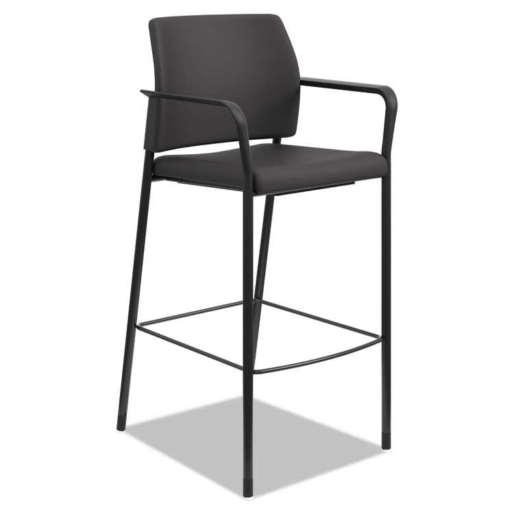 CHAIR,STOOL,FXD ARMS,BK