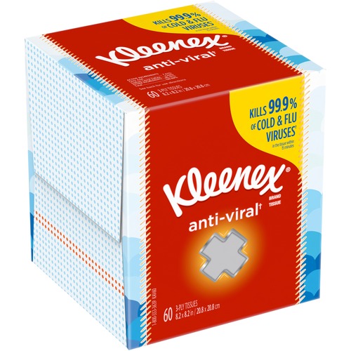 Kleenex Anti-Viral Facial Tissue, 1/BX
