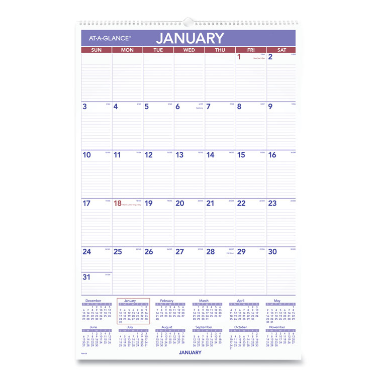 2023 Monthly Wall Calendar, 20 x 30