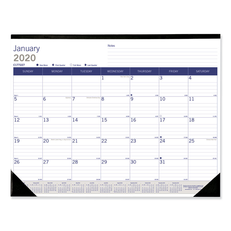 2023 Monthly Desk Pad Calendar, 22x17