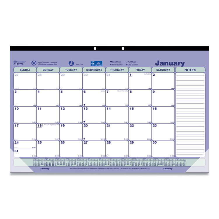 2023 Monthly Desk Calendar, 17.75x10.88