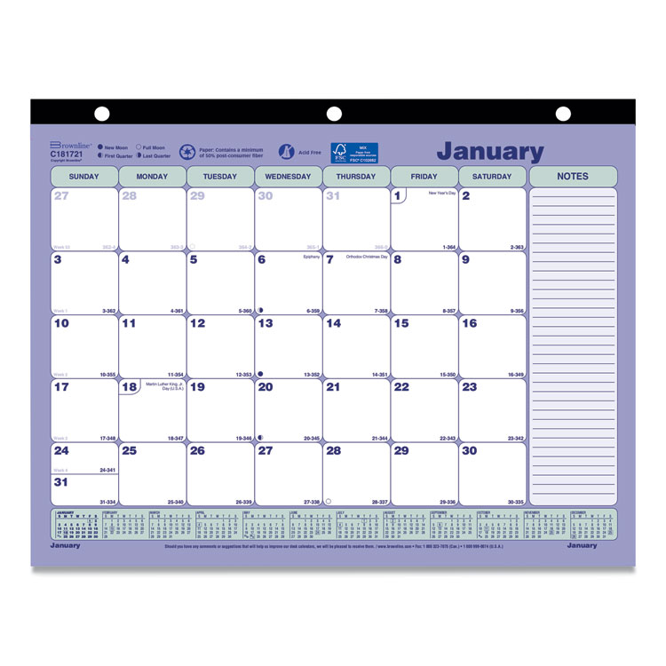 2023 Monthly Desk Calendar, 11 x 8.5,