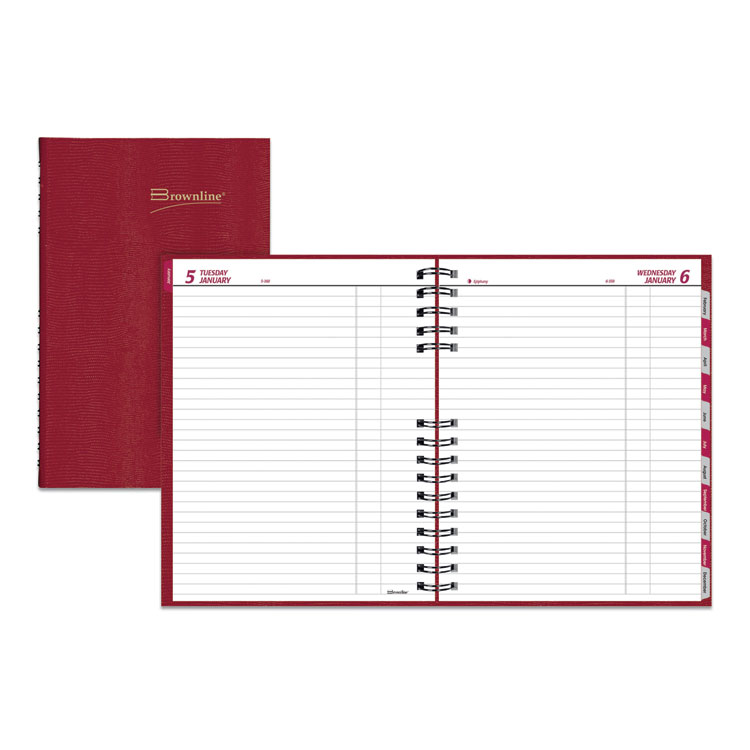 2023 CoilPro Daily Planner, Red, 10x7.88