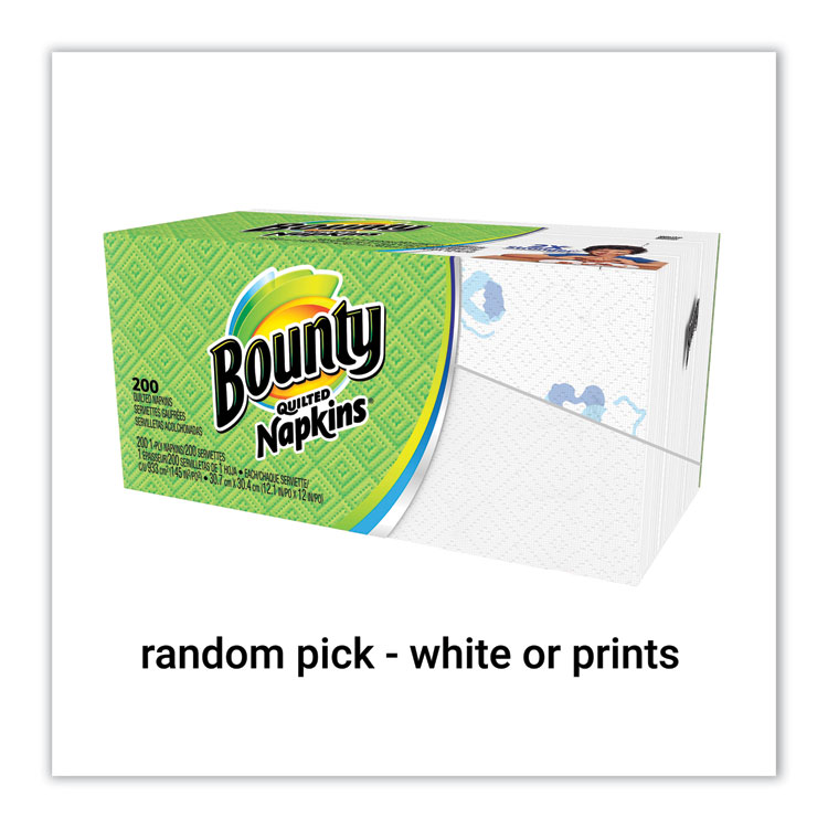 NAPKINS,PRNT/WHITE,200/PK