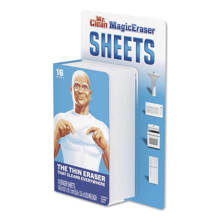 Magic Eraser Sheets, 8/16PK