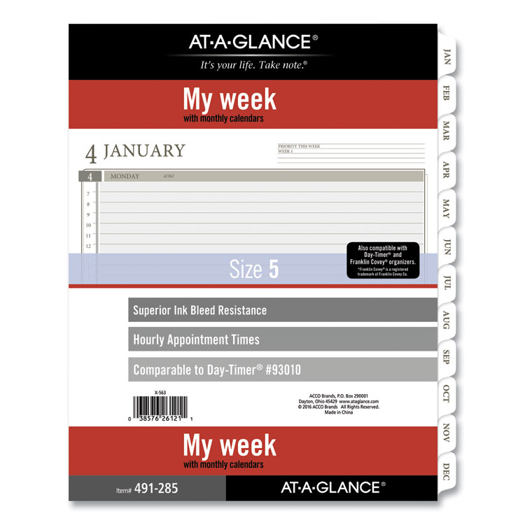 2023 At-A-Glance Planner Refills