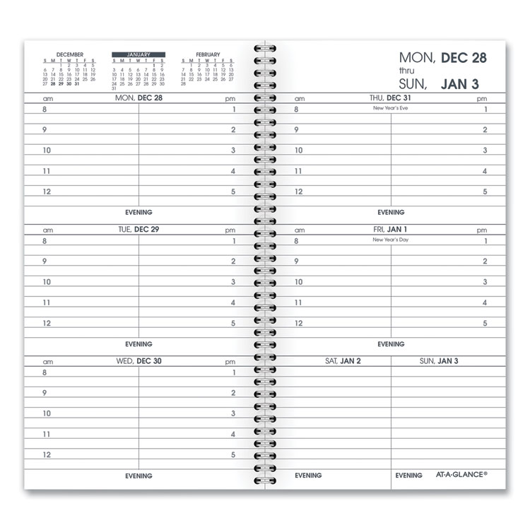 2023 Hourly/Weekly Appointment Book 6.25"x3.25"