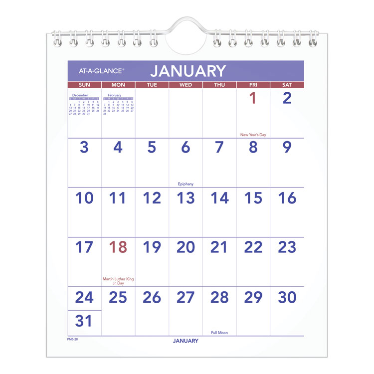 2023 Mini Monthly Wall Calendar, 7x8