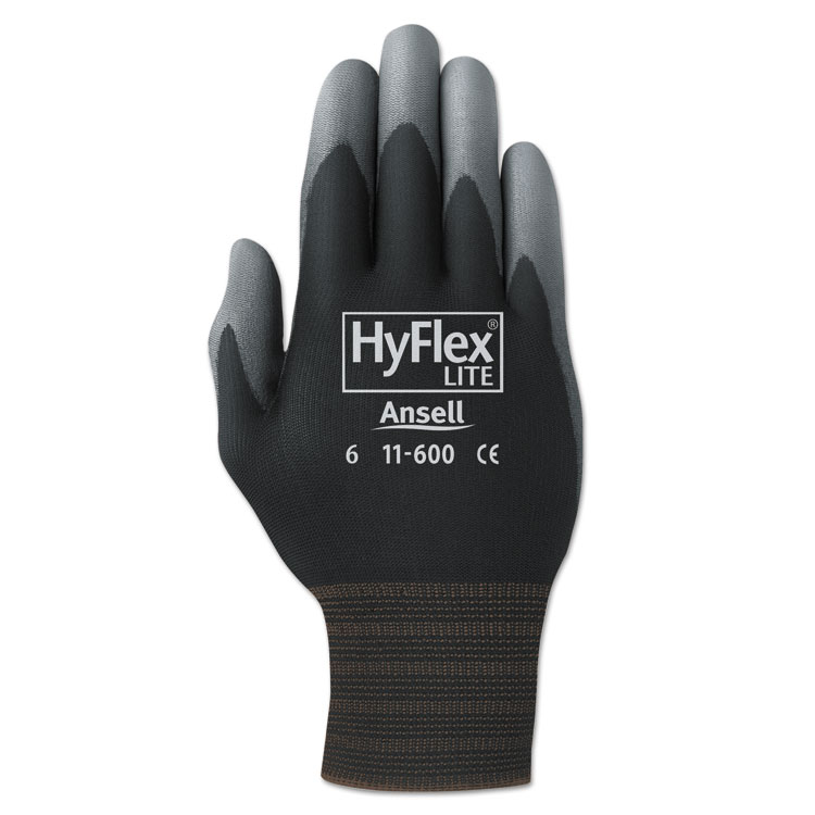 HyFlex Lite Gloves, Size 8, 12 Pairs