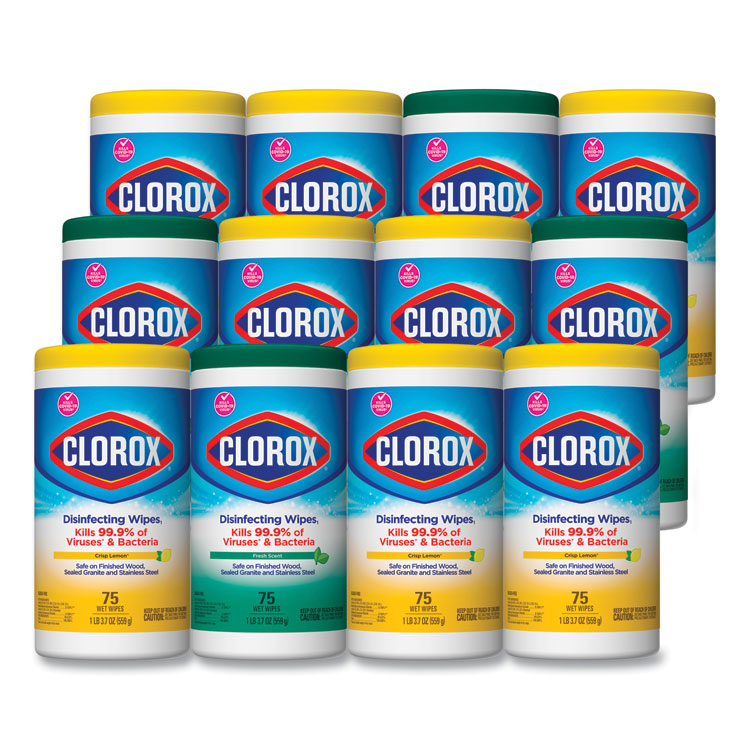 Clorox Disinfecting Wipes, 3/PK 4PK/CT