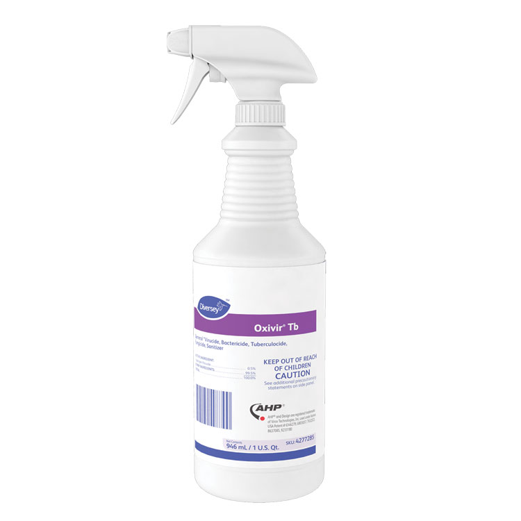 Oxivir TB, One-Step Disinfectant Cleaner, 32oz BO, 12/CT