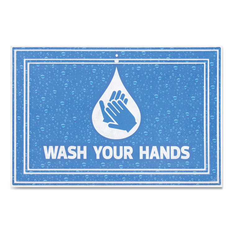 MAT,WASH YOUR HANDS BL,BE