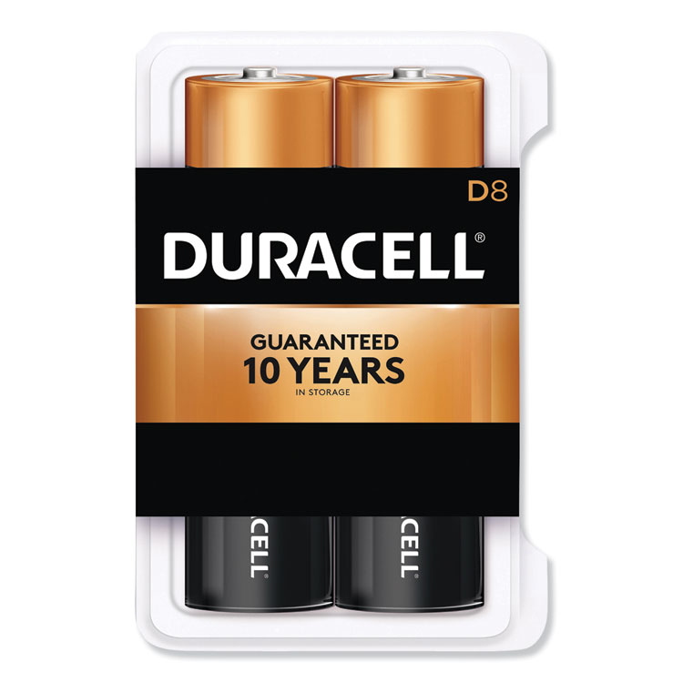 Duracell 'D' Alkaline Batteies, 8/PK